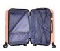 Valise Cabine 4 Roues Double 55Cm Abs Rigide Rose Saumon - Tropic - Superfly
