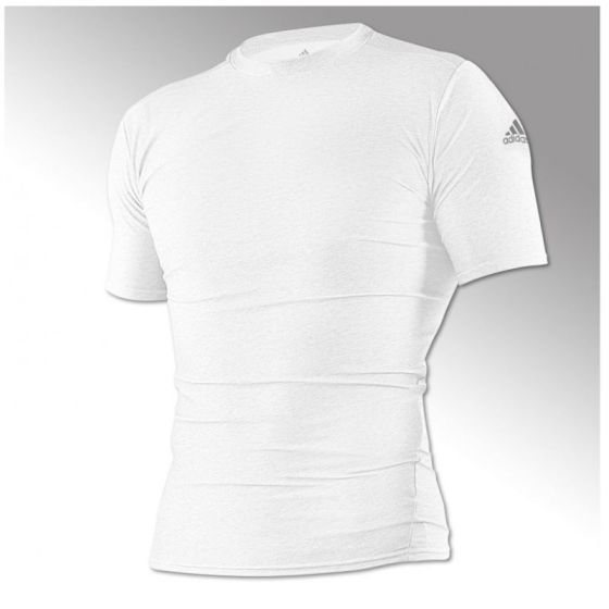 Rashguard Adidas Blanc- Judo - Taille M