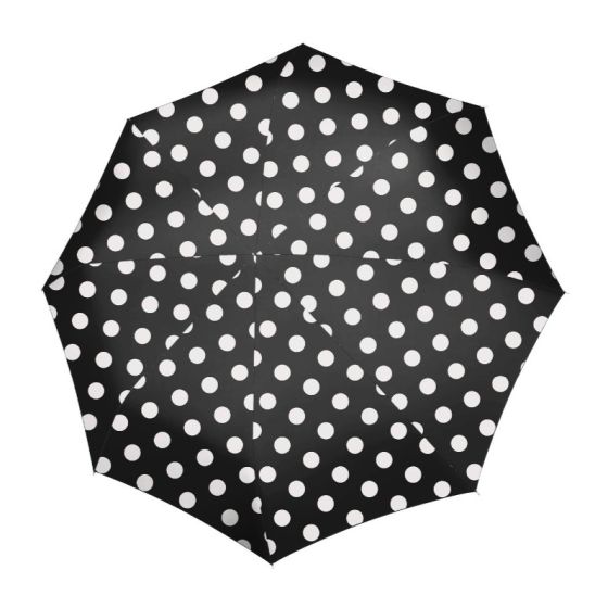 Parapluie Pocket Duomatic Dots White