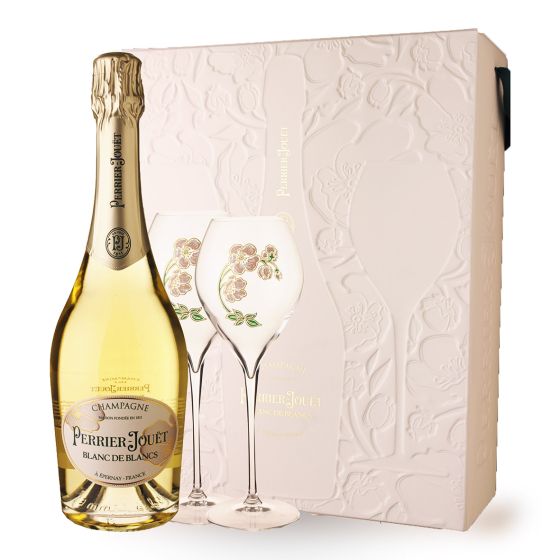 Champagne Perrier-Jouët Blanc De Blanc 75Cl - Coffret 2 Flutes