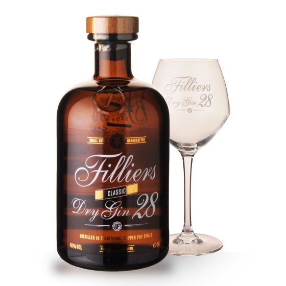 Gin Filliers 28 50Cl - Coffret 1 Verre
