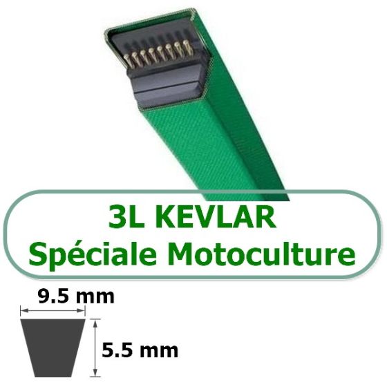 Courroie Trapezoidale Kevlar 3L330