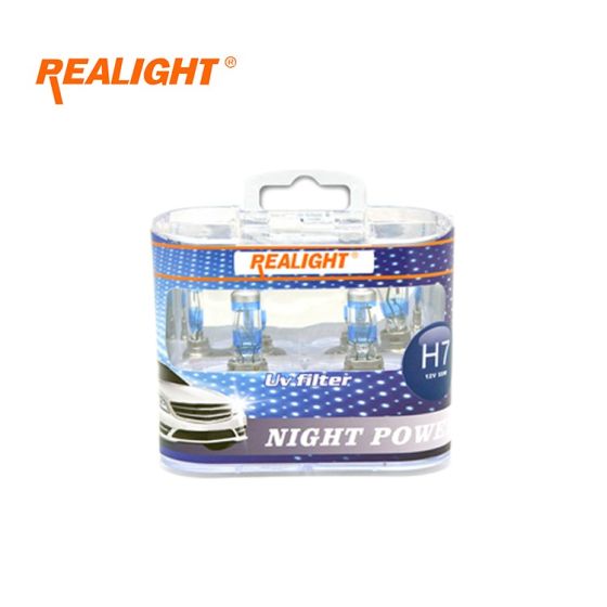 Ampoules H7 Realight®- Night Power + 100% - Uv Filter - 12V 55W