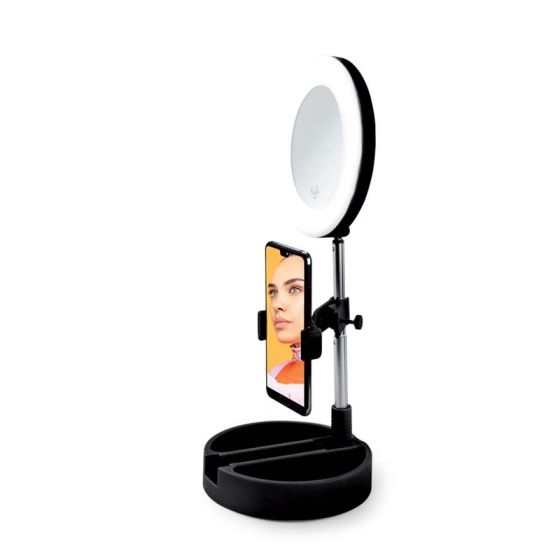 Miroir Selfie Avec Led Mrr1_Black De Yoghi