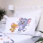Tom & Jerry - Housse De Couette + Taie - 100 X 135 Cm