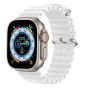 Bracelet Pour Apple Watch 45Mm / 44Mm / 42Mm Silicone Ajustable Dux Ducis Blanc