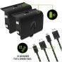 Pack Double Batterie Sx-C10 Pour Manette Xbox One + Câble De Charge - 20H D'Autonomie – Noir