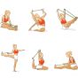 Sangle De Yoga En Coton - Souplesse Yoga, Pilate, Fitness Xl 2,50 M Verte - Mandala Default Title