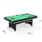 Table Multi Jeux 3 En 1 Apollon Billard, Ping-Pong, Plateau Dînatoire - Avec Accessoires