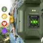 Montre Connectée Rubicon Renforcée Tracker Sport Et Étanche Ip67 Vert Camouflage