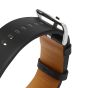 Bracelet Pour Google Pixel Watch En Cuir Véritable Boucle Ardillon Tactical Noir