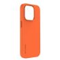 Coque Magsafe Pour Iphone 15 Pro Max Silicone Mat Doux Abricot Orange Decoded