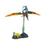 Avatar : La Voie De L'Eau - Figurines Deluxe Large Jake Sully & Skimwing