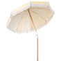 Parasol De Jardin ⌀ 150 Cm Jaune Et Blanc Mondello