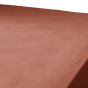 Drap Housse 100% Gaze De Coton 74 Fils : Couleur - Orange, Taille - 90 X 190 Cm