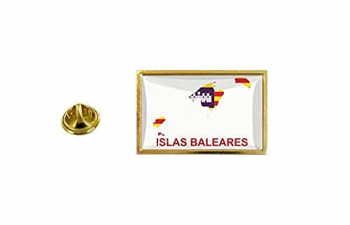 Akachafactory Pins Pin Badge Pin'S Drapeau Pays Carte Region Espagne Province Baleares