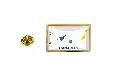 Akachafactory Pins Pin Badge Pin'S Drapeau Pays Carte Espagne Province Canaries Canarias