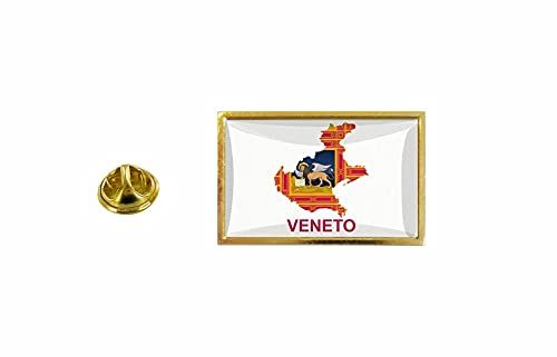 Akachafactory Pins Pin Badge Pin'S Drapeau Pays Carte Region Italie Province Veneto Venetie