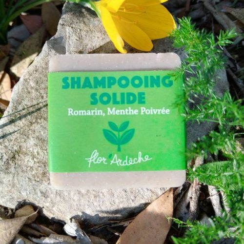 Shampooing Solide Au Romarin Et Menthe Poivrée 100G Flor'Ardèche