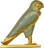 Akachafactory Autocollant Sticker Egypte Antique Ancienne Egyptien Faucon Horus Or