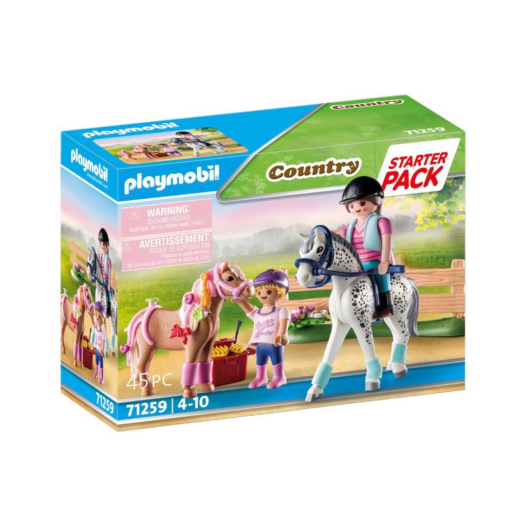 Playmobil - 71259 - Starter Pack Cavaliers Et Chevaux - Animaux