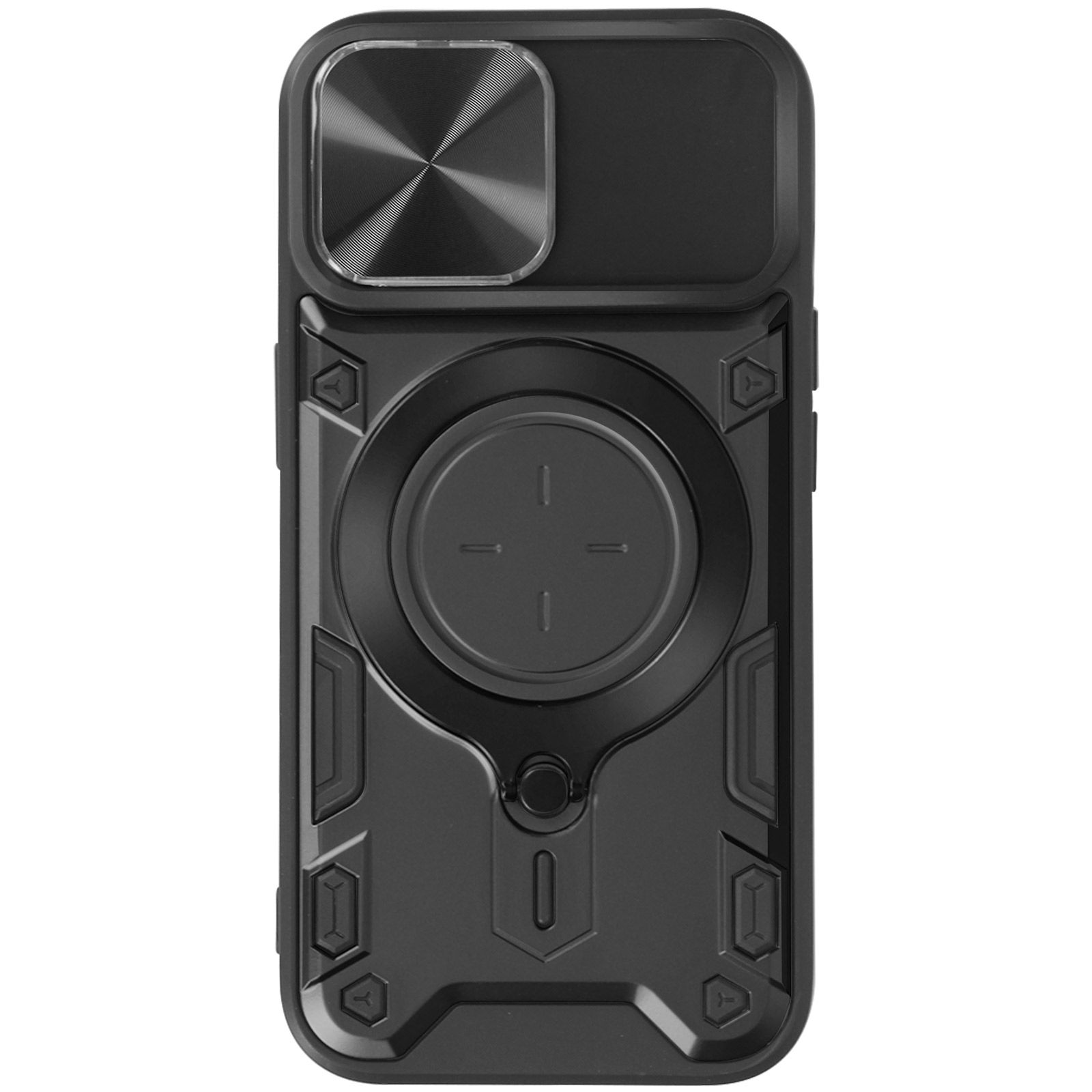 Coque Magsafe Pour Iphone 15 Plus Protection Caméra Intégrée Noir