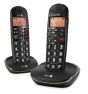 Téléphone Sans Fil Duo Dect Noir - Doro - Phoneeasy100Wduo