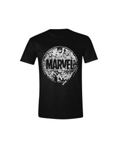 Marvel - T-Shirt Character Circle  - Taille S