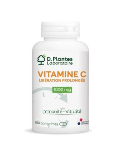 Vitamine C Libération Prolongée 1G 100 Comprimés D.Plantes