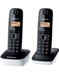 Téléphone Sans Fil Duo Dect Noir - Panasonic - Kxtg1612Frw