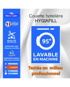 Couette Hotelière Hygiafill 140 X 200 Cm Pour Lit 1 Place 90 X 190 Cm