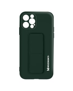 Coque Iphone 12 Pro Silicone Support Magnétique Pliable Wozinsky Vert