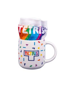 Tetris - Set Mug Et Chaussettes Tetriminos