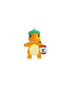 Pokémon - Peluche Salamèche Bonnet De Noël 20 Cm