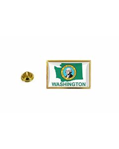 Akachafactory Pins Pin Badge Pin'S Drapeau Pays Carte Usa Washington Wa