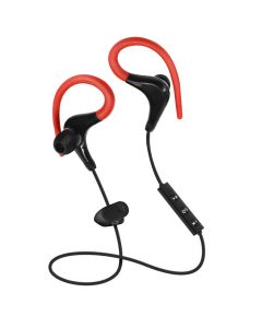 Ecouteurs Sport Bluetooth Casque Télécommande + Micro Intégrés Rouge