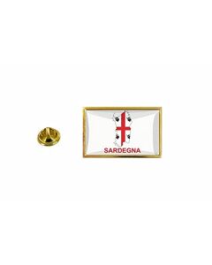 Akachafactory Pins Pin Badge Pin'S Drapeau Pays Carte Italie Province Sardaigne Sardegna