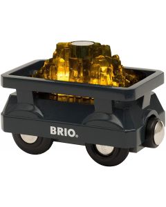 Brio 33896 Wagon Lumineux Charge D Or