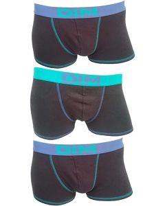 Dim Boxer Homme Mix And Colors Coton Stretch Confort X6 Xl Noir