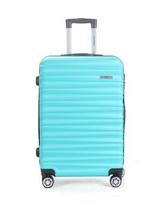 Valise Cabine 4 Roues Double 55Cm Abs Rigide Bleu Turquoise - Palma - Superfly