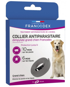 Francodex - Collier Antiparasitaire Dimpylate - Grand Chien