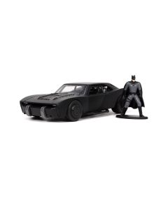 Batman Hollywood Rides 2022 - Réplique 1/32 Batmobile Métal 2022  Avec Figurine De Batman