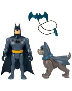 Coffret Batman Et Ace De Fisher-Price Avec Figurines Articulã©Es Et Accessoire Krypto Super Chien