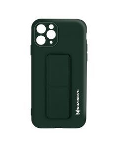 Coque Iphone 11 Pro Silicone Support Magnétique Pliable Wozinsky Vert