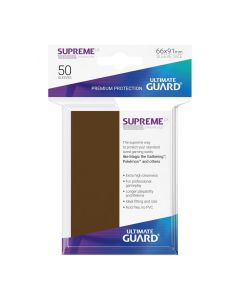 Ultimate Guard - 50 Pochettes Supreme Ux Sleeves Taille Standard Marron