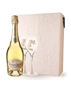 Champagne Perrier-Jouët Blanc De Blanc 75Cl - Coffret 2 Flutes