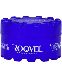 Roqvel - Cire Coiffante Pour Cheveux Bleue - 150 Ml Senteur Aux Notes De Sel Marin - Cire Capillaire Non Colorante