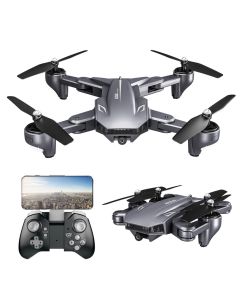 Drone Caméra 4K Wifi Avion Quadcopter Pliable Double Caméra Contrôle À Distance