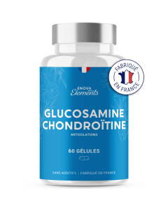 Glucosamine + Chondroïtine | Articulations Douloureuses, Arthrose, Mobilité | 60 Gélules | Fabriqué En France