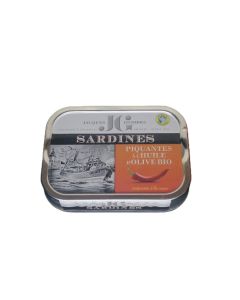 Sardines Piquantes À L'Huile D'Olive 115G  Jacques Gonidec